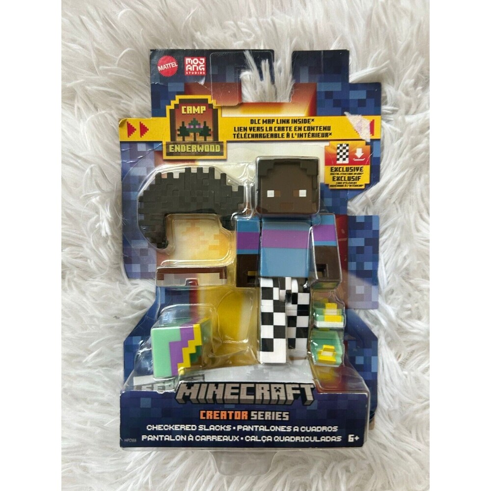 New Minecraft Creator Series Checkered Slaks Toy